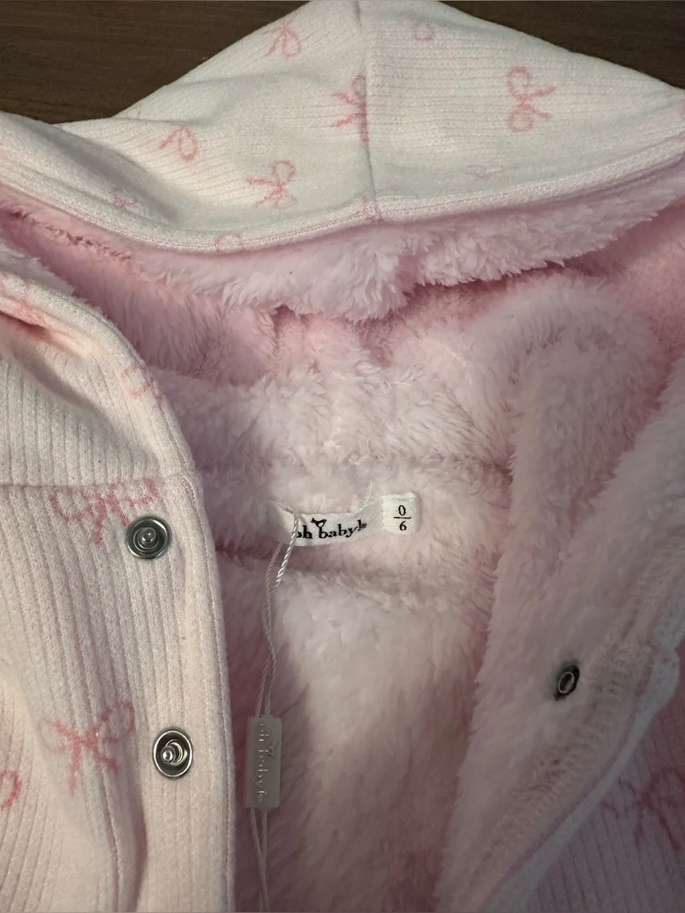 NWT Oh Baby! Hooded Jacket
